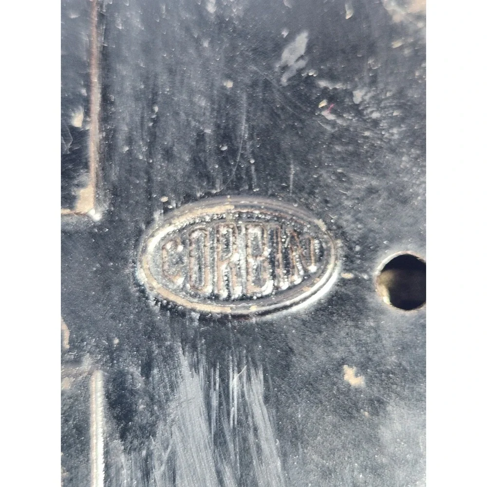Antique Corbin Entry Exterior Door Mortise Lock Brass‎ Cast Iron Restoration
